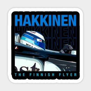 Mika Hakkinen 98 99 Champion Sticker